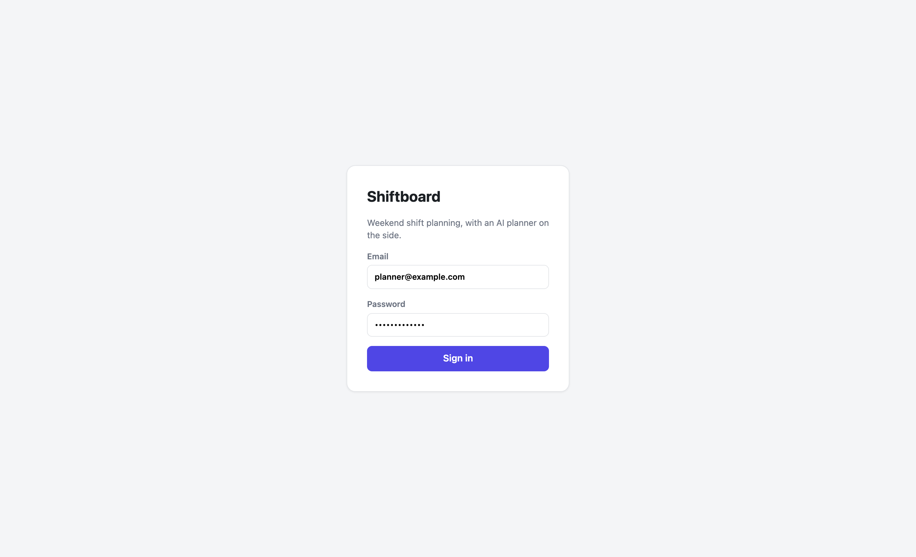 Login